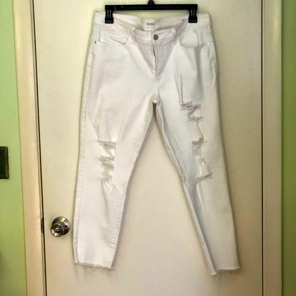 Distressed jeans